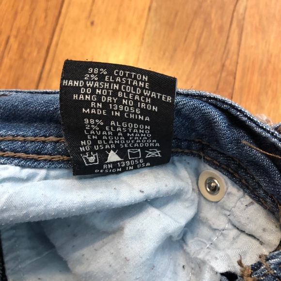 Grace in LA Cross Jeweled Pocket Size 28 Denim Jeans - Picture 11 of 11